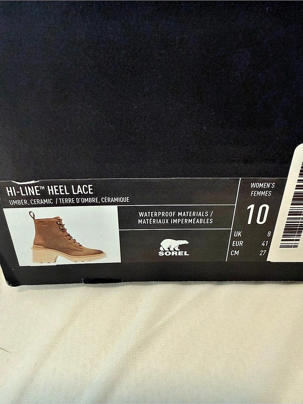 🫎 Sorel Hi-Line Heel Lace-Up Platform Boots 🥾 10 NWT - Picture 6 of 6